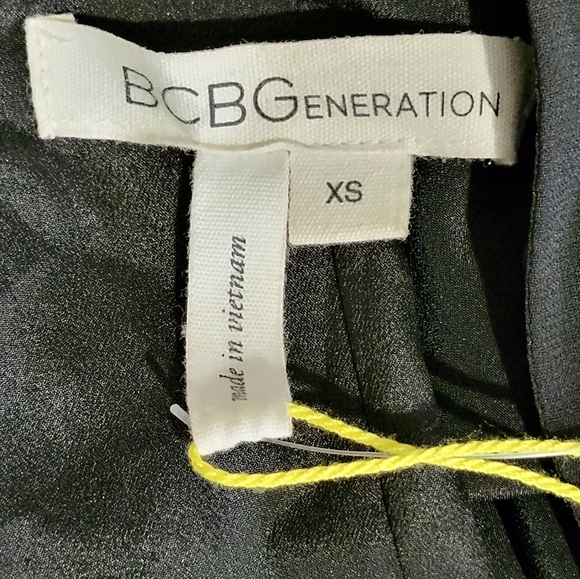 BCBGeneration Black Ruffle Mini Dress - Picture 6 of 8